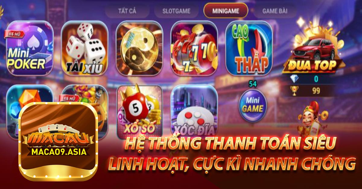 Hệ thống thanh toán siêu linh hoạt, cực kì nhanh chóng
