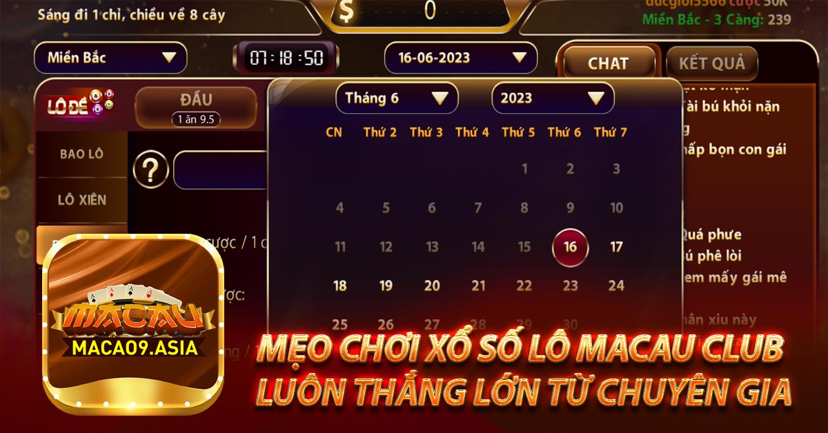 Mẹo chơi xổ số lô Macau Club luôn thắng lớn từ chuyên gia