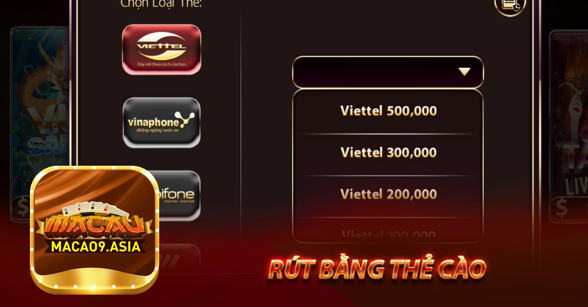 Rút bằng thẻ cào