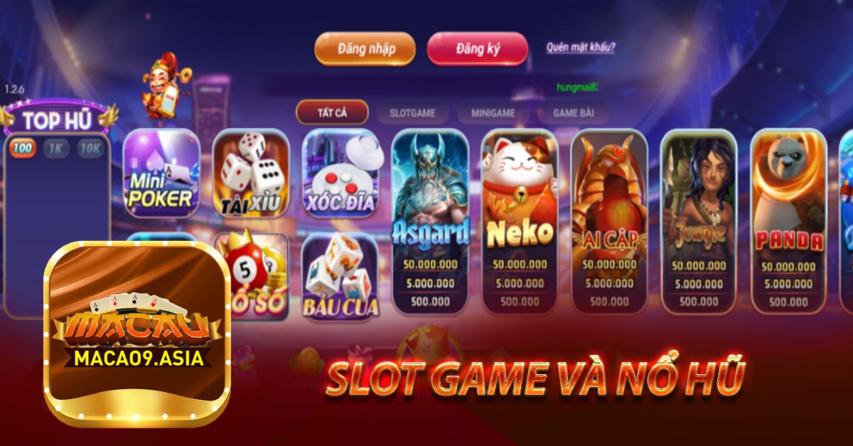 Slot game và nổ hũ