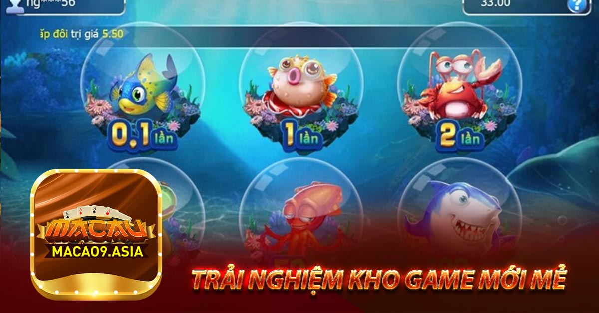 Trải nghiệm kho game mới mẻ