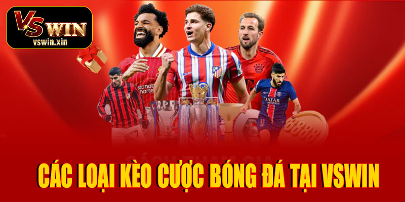 Các loại kèo cược bóng đá tại VSwin